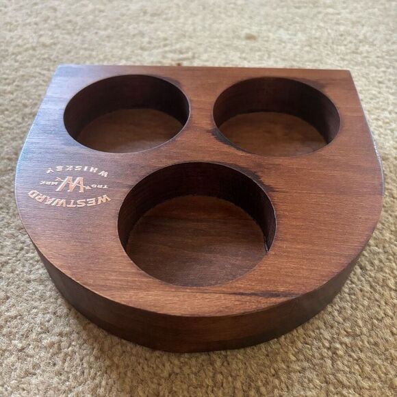 Westward Whiskey Wooden Flight Tasting Tray - Picture 4 of 7